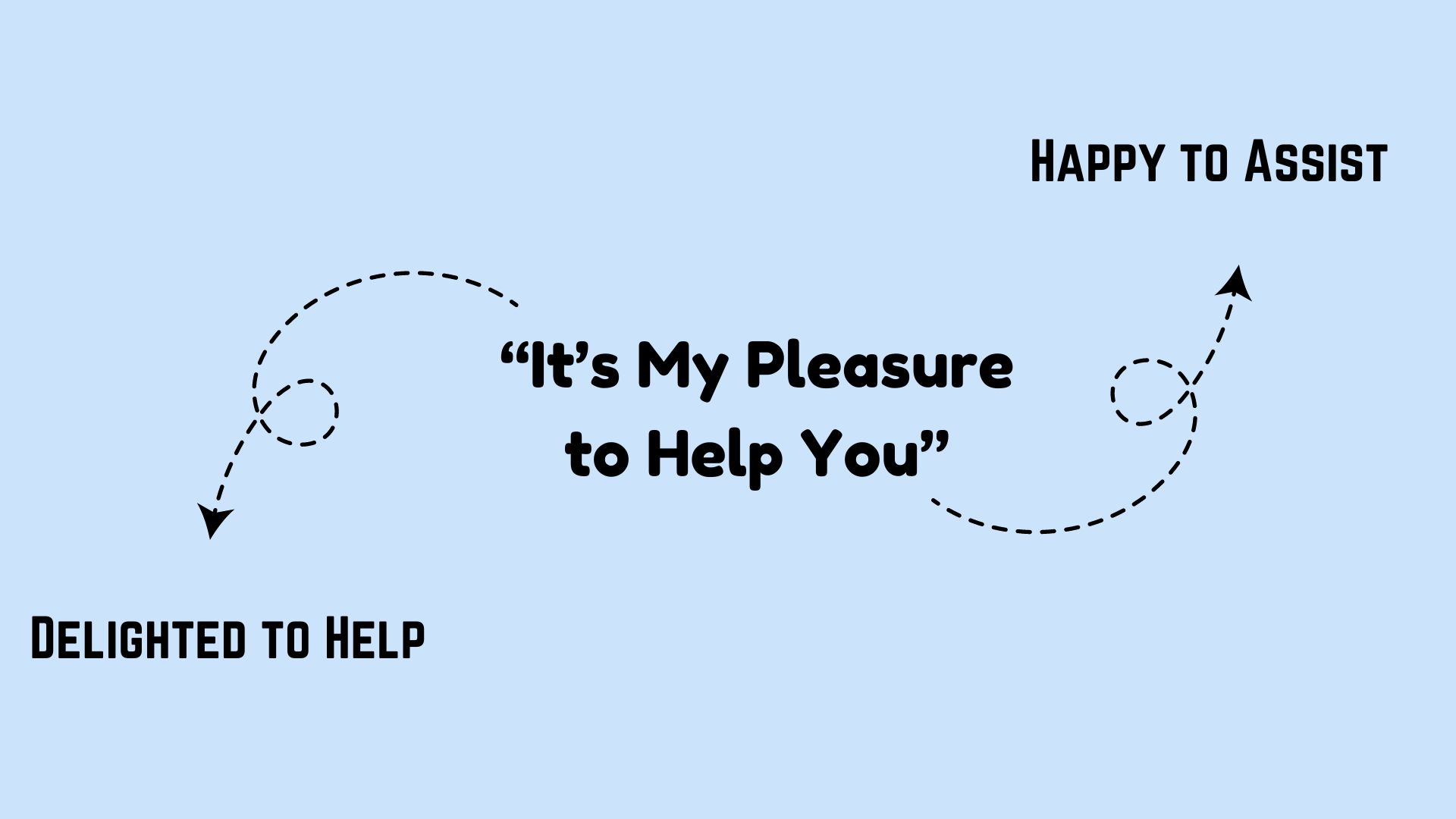 Professional Ways to Say Delighted to Help