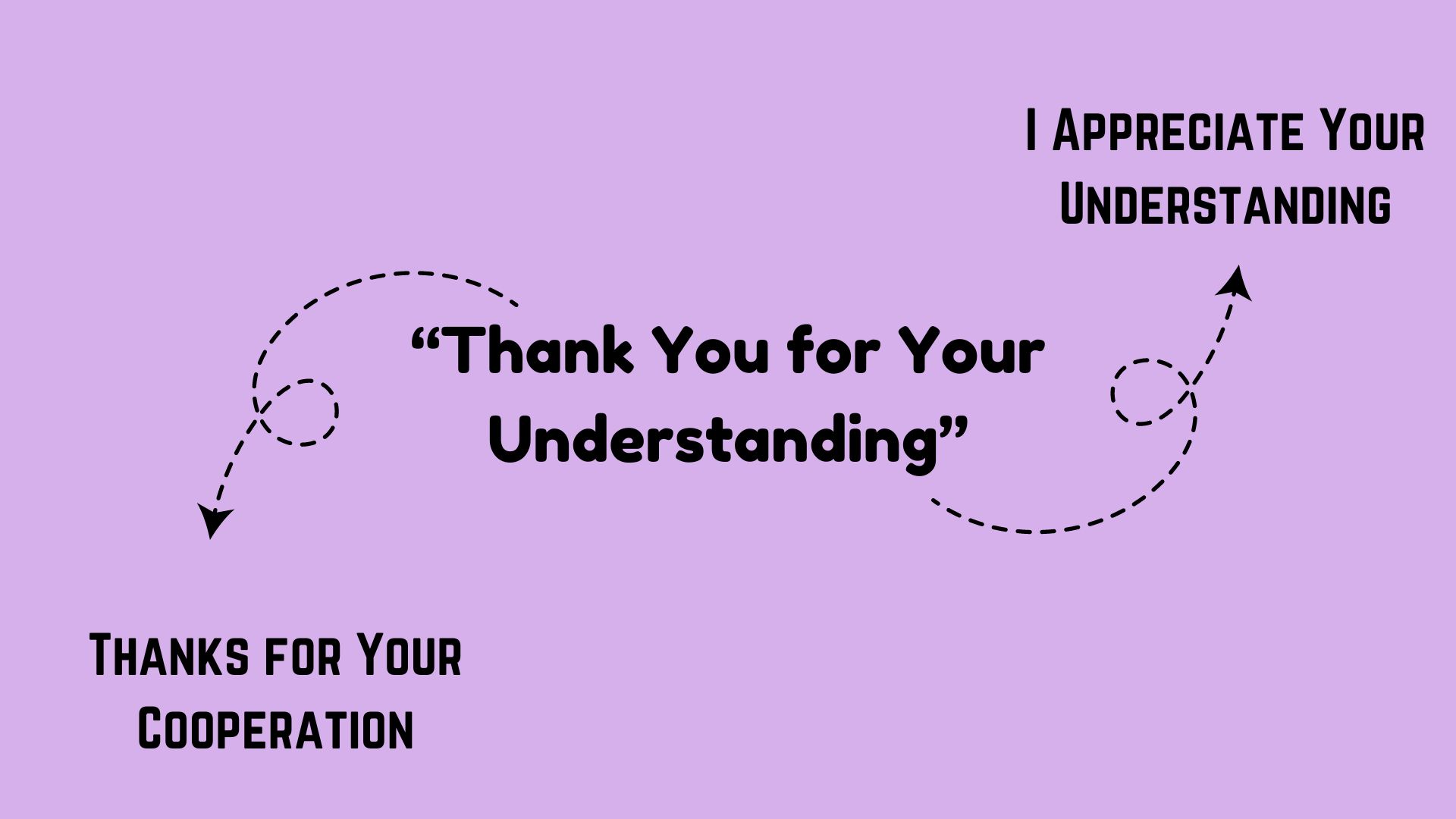 Professional Ways to Say I Appreciate Your Understanding